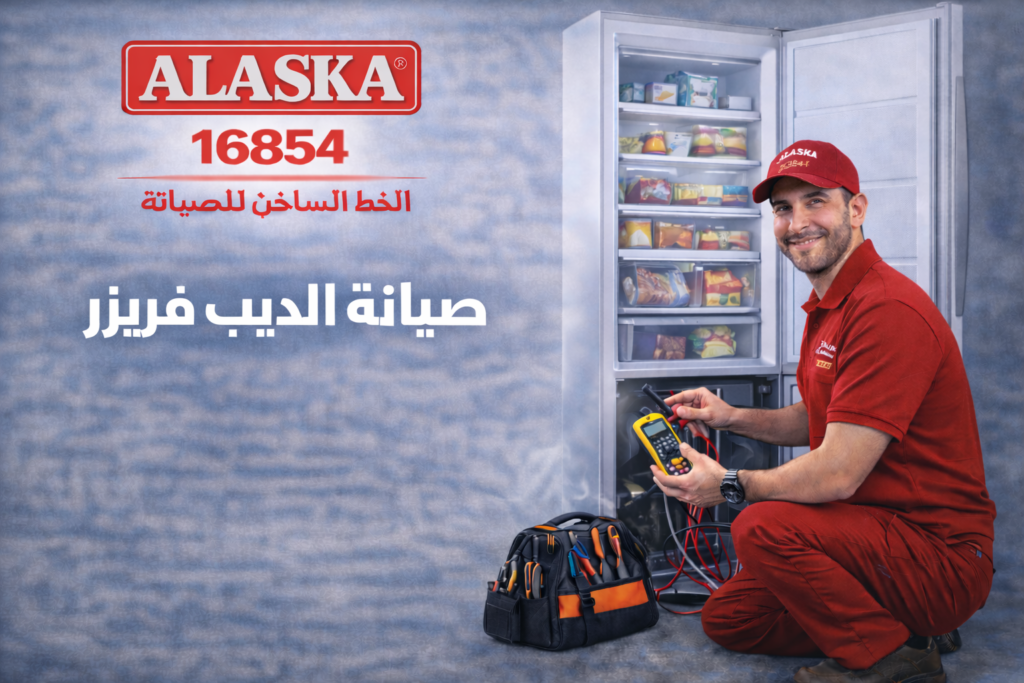 صيانة ديب فريزر الاسكا